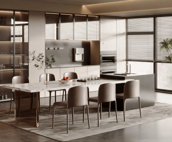 Modern Dining Room-ID:802361014