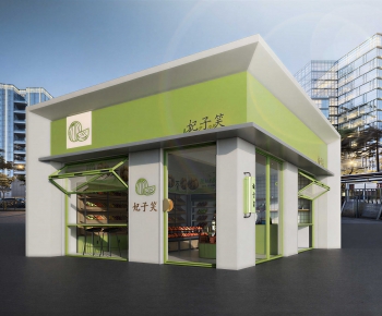 Modern Facade Element-ID:707331905