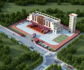 Modern Architectural Bird's-eye View Planning-ID:205008032