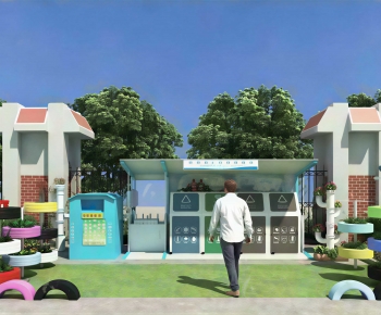 Modern Public Building-ID:123529413