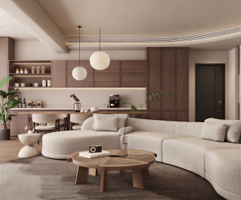 Modern A Living Room-ID:793001896