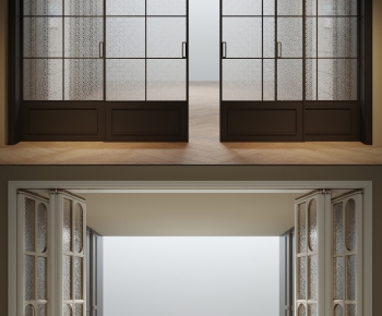 French Style Sliding Door-ID:577406881