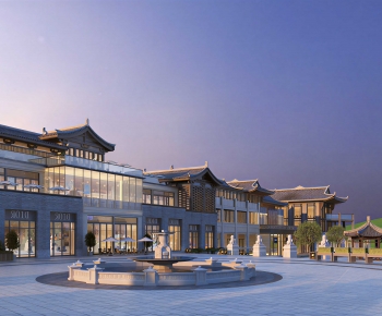 Chinese Style Commercial Street-ID:106265076