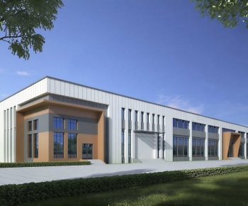 Modern Industrial Building-ID:955451975