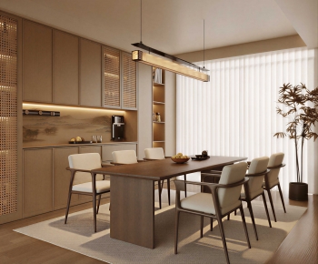 New Chinese Style Dining Room-ID:105228901