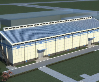 Modern Industrial Building-ID:803348068