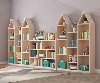 Nordic Style Bookcase-ID:419466026