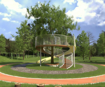 Modern Park Landscape-ID:314343935