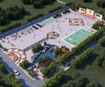 Modern Architectural Bird's-eye View Planning-ID:137243039