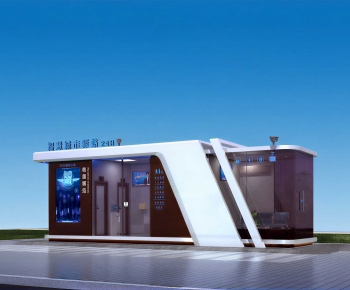 New Chinese Style Public Building-ID:699743032