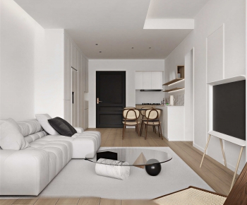 Modern A Living Room-ID:887116913