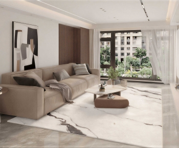 Modern A Living Room-ID:437524085
