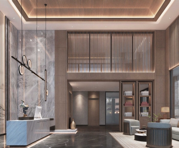 New Chinese Style Lobby Hall-ID:329068907