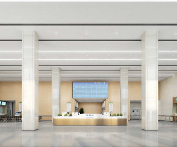 Modern Office Reception Desk-ID:105547904