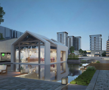 Modern Park Landscape-ID:466567046