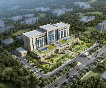 Modern Architectural Bird's-eye View Planning-ID:602603919