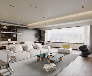 Modern A Living Room-ID:214833027