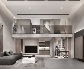 Modern A Living Room-ID:457067977