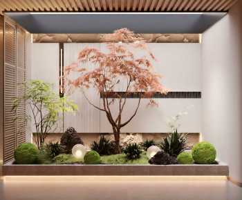 New Chinese Style Plant Landscaping-ID:663960064