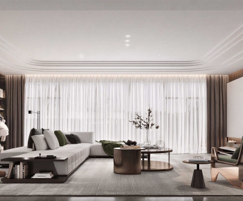 Modern A Living Room-ID:616827961