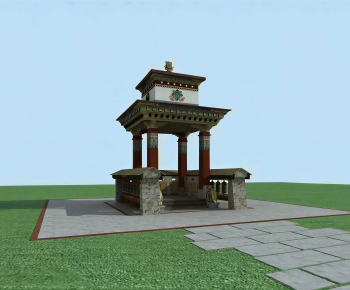 Chinese Style Ancient Architectural Buildings-ID:106357108