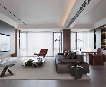 Modern A Living Room-ID:390162941