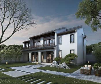 New Chinese Style Detached Villa-ID:638551958