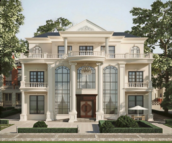 European Style Appearance Of Commercial Building-ID:775985966