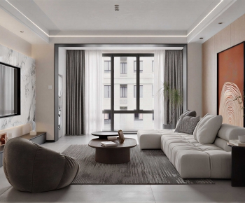 Modern A Living Room-ID:689301013