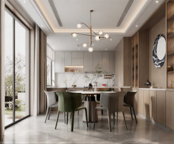 Modern Dining Room-ID:653850082