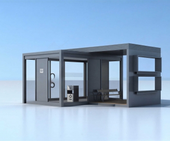 Modern Public Building-ID:881725075