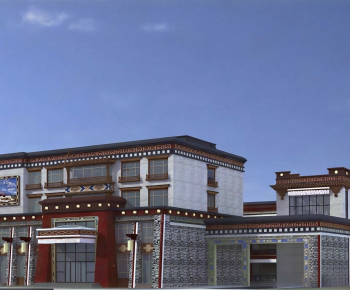New Chinese Style Appearance Of Commercial Building-ID:797930962