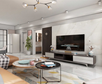 Modern A Living Room-ID:519996882