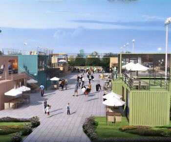 Modern Park Landscape-ID:618343114