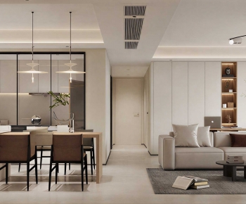 Modern A Living Room-ID:449650052