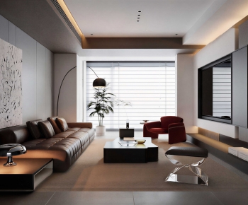 Modern A Living Room-ID:747031934