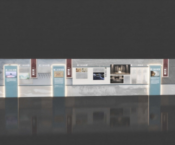 Modern Exhibition Hall-ID:366344936
