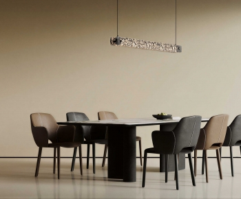Modern Dining Table And Chairs-ID:708890911