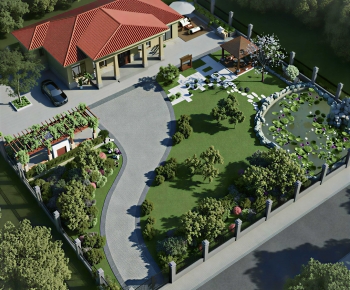 Modern Courtyard/landscape-ID:749713908