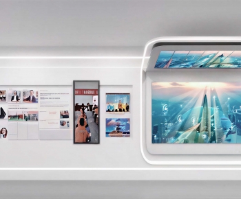 Modern Exhibition Hall-ID:378617051