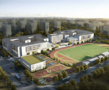 Modern Architectural Bird's-eye View Planning-ID:612653973