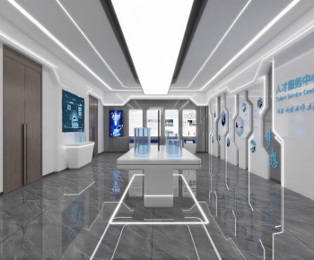 Modern Exhibition Hall-ID:132314924