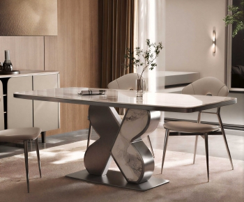 Modern Dining Table And Chairs-ID:656030898
