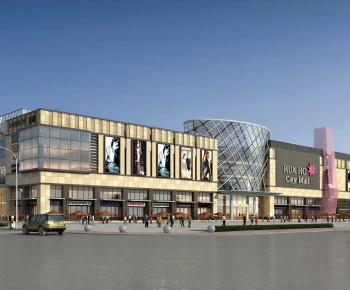 Modern Appearance Of Commercial Building-ID:166595943