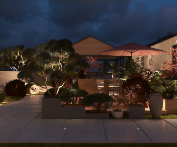 New Chinese Style Courtyard/landscape-ID:551923998