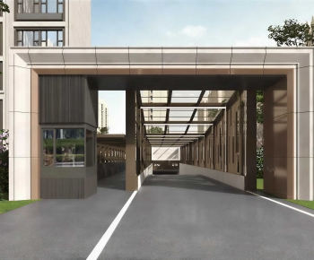 Modern Underground Parking Lot-ID:150155071