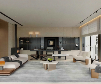 Modern A Living Room-ID:261840117