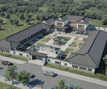 Chinese Style Residential Building-ID:764743091