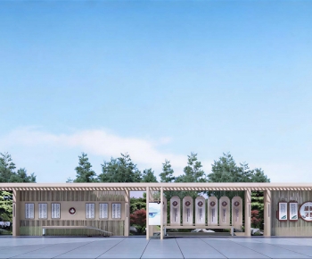 New Chinese Style Public Building-ID:643533957