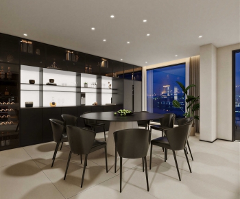 Modern Dining Room-ID:430712942